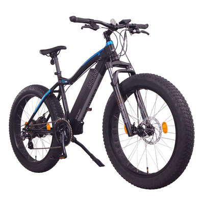 NCM Aspen Fat Electric Bike, E-MTB, E-Bike, 250W-750W, 48V 13Ah 624Wh Battery [Black 26]