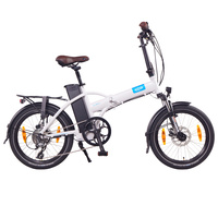 Image of NCM London+ Folding E-Bike, 250W-350W, 36V 19Ah 684Wh Battery [White 20]