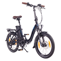 Image of NCM Paris Folding E-Bike, 250W, 36V 15Ah 540Wh Battery [Dark Blue 20"]