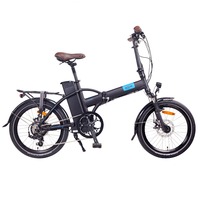 Image of NCM London Folding E-Bike, 250W, 36V 15Ah 540Wh Battery [Matt Black 20"]
