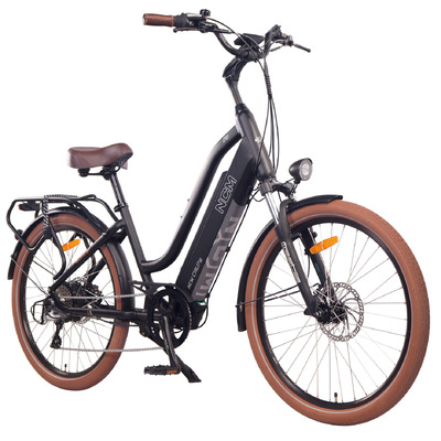 Image of NCM Cru7s Step Thru Cruiser Electric Bike, 250W, 48V 19Ah 912Wh Battery [Matt Black]