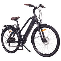 Image of NCM T3S Step-Thru Trekking E-Bike, City-Bike, 250W-500W, 48V 12Ah 576Wh Battery [Black 28"]