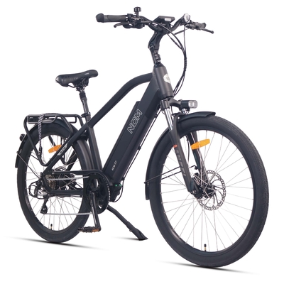 Image of NCM T7 Trekking E-Bike, 250W-500W, 48V 19Ah 912Wh Battery [Matt Black 26"]