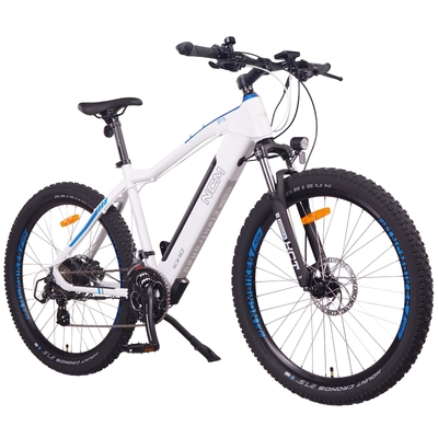 Image of NCM M3 Electric Mountain Bike, 250W E-MTB, 48V 12Ah, 576Wh Battery, Hydraulic Brakes [White 27.5"]