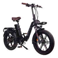 Image of ET.Cycle F1000 Folding E-Bike, 250W-750W, 48V 21Ah, 1008Wh, Hydraulic Brakes [Matt Black 20"]
