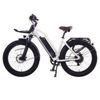Image of ET.Cycle T720 Step-Thru Fat Trekking E-Bike, 250W-750W, 48V 15Ah 720Wh Battery [Matt White 26"]