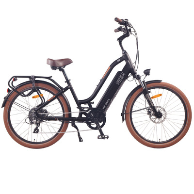 Image of NCM Cru7s Step Thru Cruiser Electric Bike, 250W, 48V 19Ah 912Wh Battery [Sand 26"]