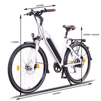 Image of NCM Milano Plus Trekking E-Bike, City-Bike, 250W-500W, 48V 16Ah 768Wh Battery [White 28]