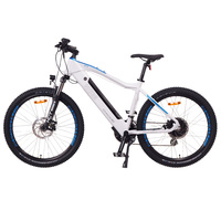Image of NCM M3 Electric Mountain Bike, E-Bike, 500W, E-MTB, 48V 12Ah, 576Wh Battery [White 27.5"]