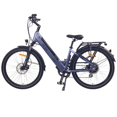 Image of NCM T3S Step-Thru Trekking E-Bike, 250W-500W, 48V 12Ah 576Wh Battery, Hydraulic Brake [Lavender Blue 26"]