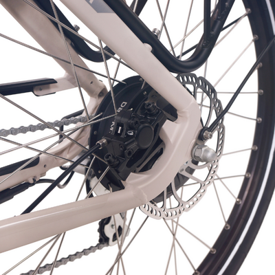 Image of NCM T7S Step Thru Trekking E-Bike, 250W-500W, 48V 19Ah 912Wh Battery [Lavender Blue 26"]