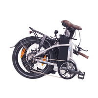 Image of NCM Paris Folding E-Bike 250W 36V 15Ah 540Wh Battery [Silver 20"]