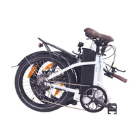 Image of NCM Paris Folding E-Bike, 250W, 36V 15Ah 540Wh Battery [White 20"]