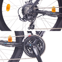Image of NCM Prague Electric Mountain Bike, E-Bike, E-MTB, 250W, 36V 13Ah 468Wh Battery [Black 27.5]