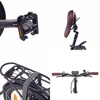 Image of NCM Paris+ Folding E-Bike, 250W, 36V 19Ah 684Wh Battery [White 20"]