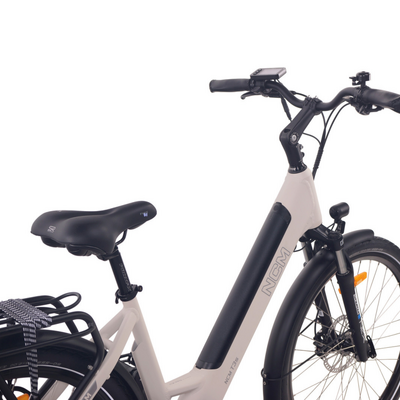 Image of NCM T3S Step-Thru Trekking E-Bike, 250W-500W, 48V 12Ah 576Wh Battery, Hydraulic Brake [Matt Black 26"]