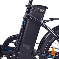 Image of NCM Paris Folding E-Bike 250W 36V 15Ah 540Wh Battery [Silver 20"]