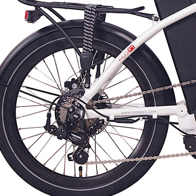 Image of FOO F1 Folding Electric Bike, 250W-350W E-Bike, 36V 13Ah 468Wh Battery [Matt Black 20]