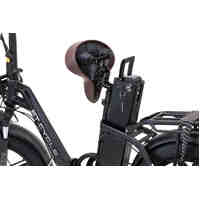 Image of ET.Cycle F1000 Folding E-Bike, 250W-750W, 48V 21Ah, 1008Wh, Hydraulic Brakes [Matt Black 20"]