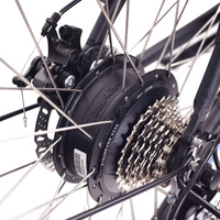 Image of NCM T3S Step-Thru Trekking E-Bike, 250W-500W, 48V 12Ah 576Wh Battery, Hydraulic Brake [Matt Black 26"]
