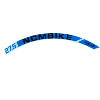 NCM Bikes rim sticker 27.5 inch Moscow [Blue]