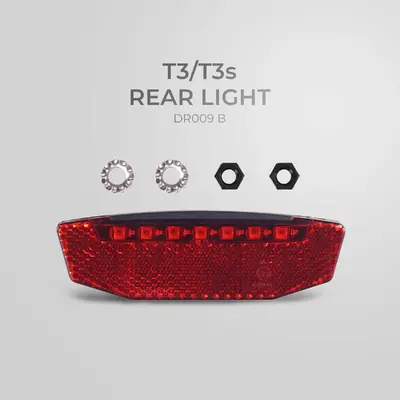 SPANNINGA DR009 B Rear Light for NCM T3/T3s