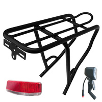 Rear Carrier Rack + Front Light + Rear Light kit  for Moscow, Venice, Milano