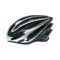 HELMET Profile, Double In-mould, Full retention ring for greater comfort, Dial Fit System, Medium/Large (58-62cm) SILVER/BLACK *Top Quality*