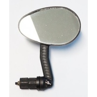 Mirror, plastic w/ reflector, insert type, for Right Hand side only 19mm