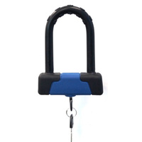 U Shackle lock Silicone 135 x 185 mm w/keys,