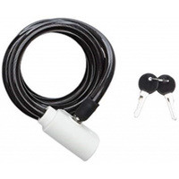 Lock Cable, 8mm x 1850mm, key lock, LUMA No1 lock brand in Spain