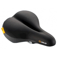 SADDLE Velo Plush, 272mm x 213mm, Phat O, Deep Cushion comfort, upright, relaxed riding position, Weight: 663g