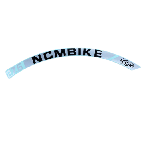 NCM Bikes rim sticker 27.5 inch Prague [White]