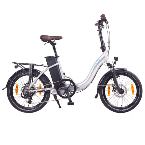 NCM Paris Folding E-Bike 250W 36V 15Ah 540Wh Battery [Silver 20"]