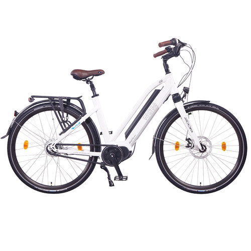 NCM Milano Max N8R Trekking E-Bike, City-Bike, 250W, 36V 16Ah 576Wh Battery [White 28]