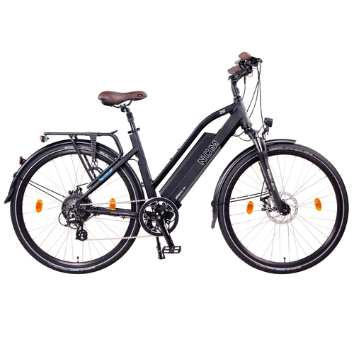 NCM Milano Trekking E-Bike, City-Bike, 250W, 48V 13Ah 624Wh Battery [Black 28]