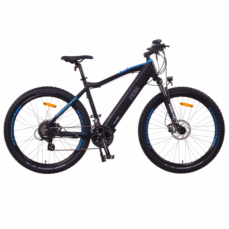 NCM M3 Electric Mountain Bike, 250W E-MTB, 48V 12Ah, 576Wh Battery, Hydraulic Brakes [Black 29"]