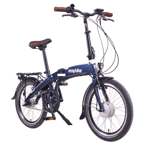 EASYBIKE Folding E-Bike, 250W 36V 8Ah 288Wh [Dark Blue 20"]