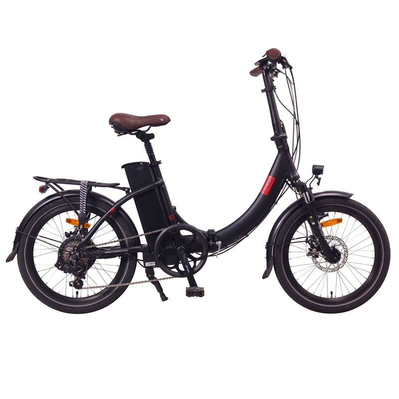 FOO F1 Folding Electric Bike, 300W, 48V 13Ah, 624WH Battery [Matt Black 20]