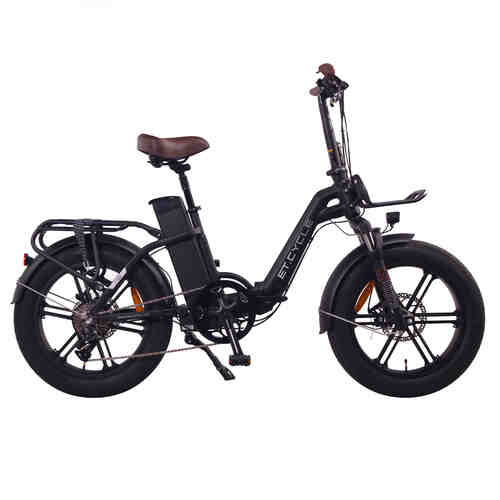 ET.Cycle F720 Folding E-Bike, 48V 15Ah, 720Wh [Matt Black 20"]