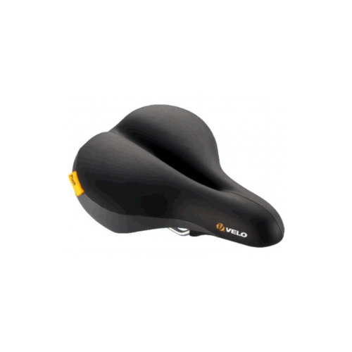 SADDLE Velo Plush, 272mm x 213mm, Phat O, Deep Cushion comfort, upright, relaxed riding position, Weight: 663g
