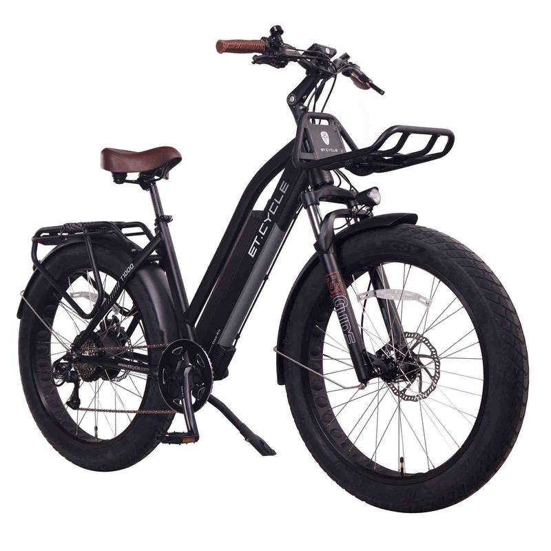 ET.Cycle T1000 Fat Trekking Step-thru E-Bike, 250W, 48V 21Ah, 1008Wh Battery, Hydraulic Brakes